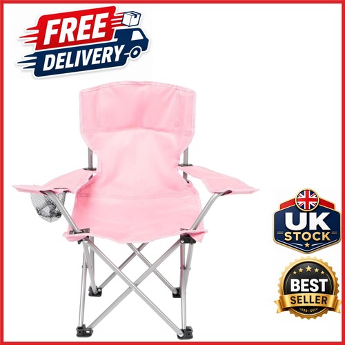 Pink kids camping chair - pink,