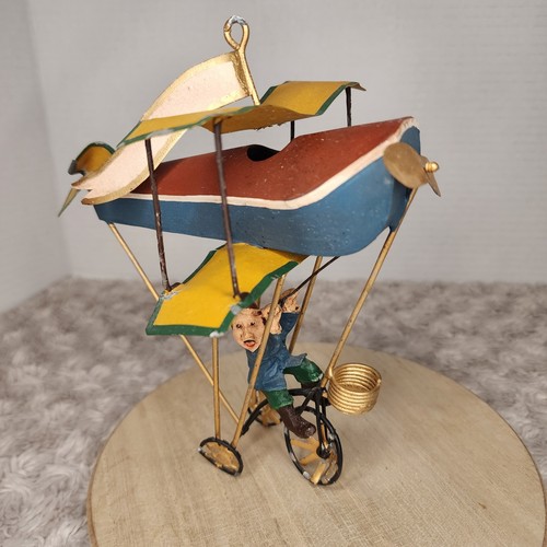 Vintage metal airplane - metal,