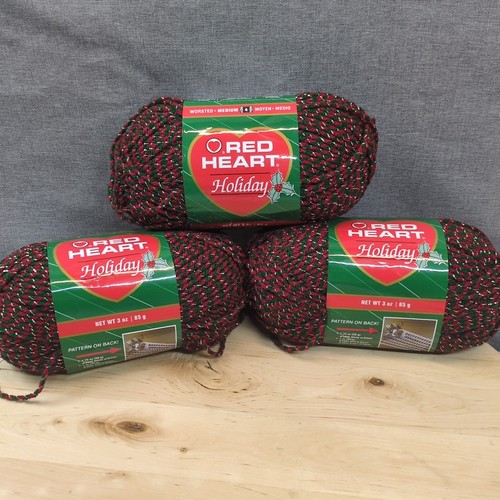 Red heart holiday yarn - heart,