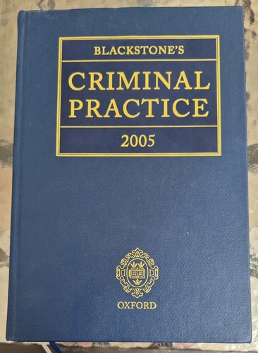 Blackstone criminal practice - blackstone's,