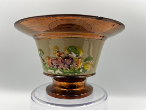 Antique copper lustreware - antique,