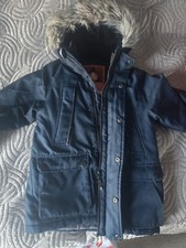 Next boy's navy blue coat, 7 years