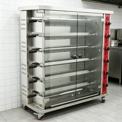 Commercial stainless roll - stainless, 6-roll