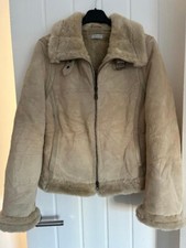 Jesire Leather Jacket with Faux Fur Lining - Vintage - REDUCED!