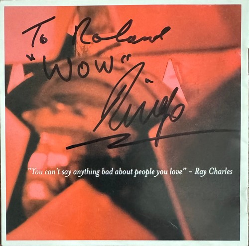 Signed ringo starr - &, dvd