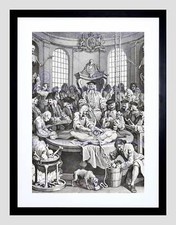 WILLIAM HOGARTH REWARD OF CRUELTY 1751 OLD MASTER FRAMED ART PRINT B12X2278