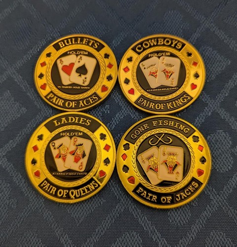 Poker coin guard card - poker,