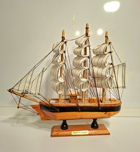 Vintage wooden cutty sark - cutty,