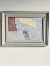 Abstract Painting On Board Acrylic