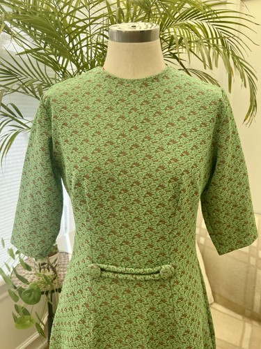 Vintage 1960s green brown