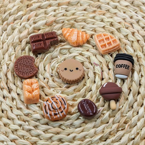 10pcs cute food fridge magnets - food,