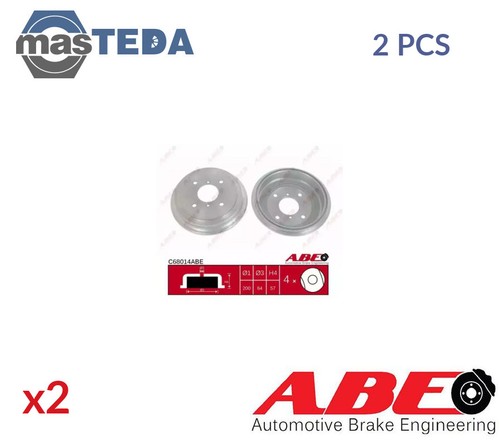 C68014abe brake drum pair - c68014abe,