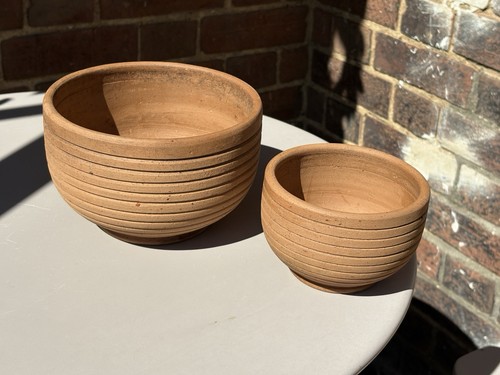 Vintage ribbed terracotta - vintage,