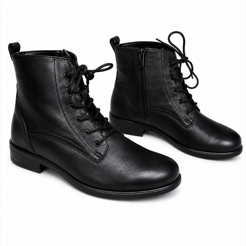 Ecco touch black leather ankle - ecco,