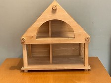 Large Wooden Modern Doll House Two Floors Four Rooms 54cm tall flatpack