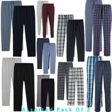 2 Pack Mens M&S Check Pyjama