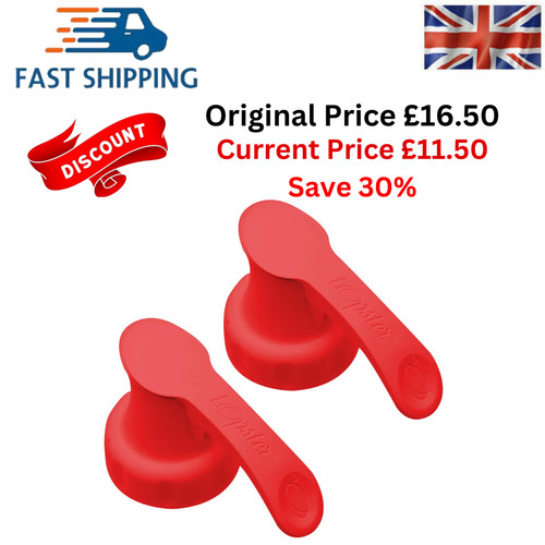 Red topster milk pourers - topster,