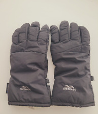 Trespass  Mens Womens Black Ski Snowboarding Gloves Waterproof Winter