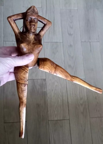 Hand carved folk - 13",