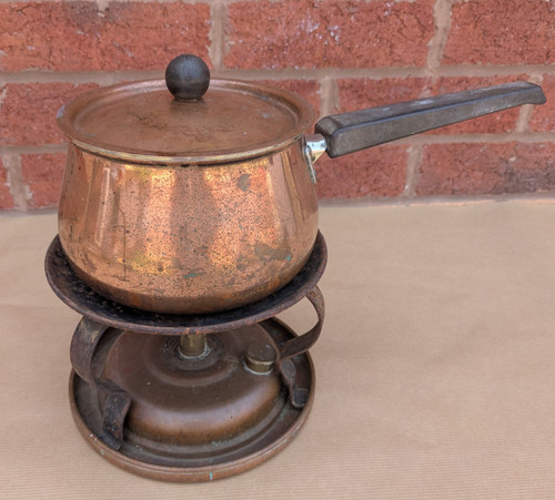 Vintage carnella copper pot - vintage,