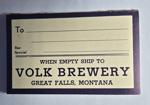 Vintage volk brewery - vintage,