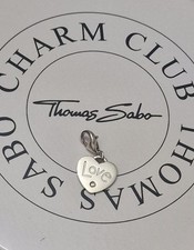 Thomas Sabo Sterling Silver Diamonte Love Heart Charm