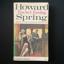 Rachel Rosing By Howard Spring, Paperback, 1968, Fontana, Vintage