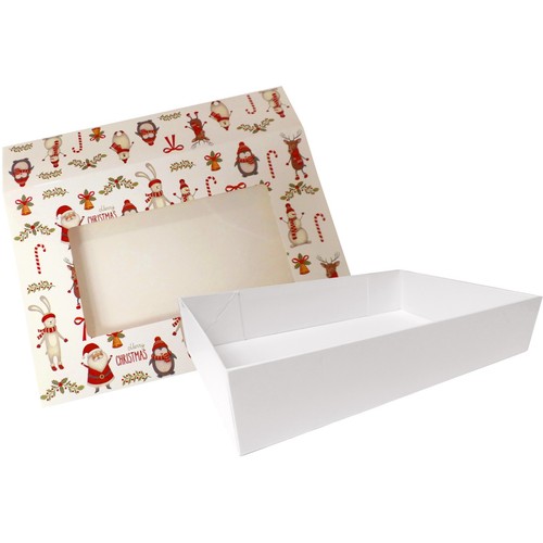 Christmas gift hamper box - hamper,