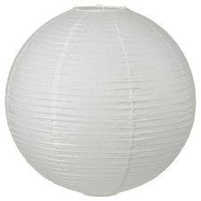 New IKEA GULLSUDARE white pendant lampshade 45cm, Handmade Rice Paper Decor