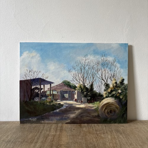 Vintage rustic acrylic - rustic,