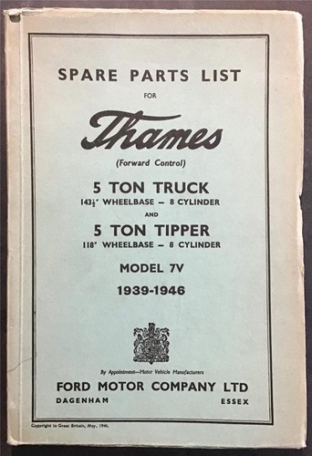 Ford thames ton tipper 5 - ton,