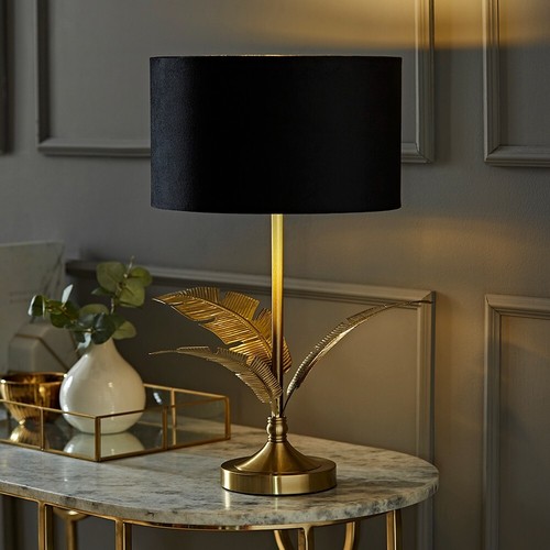 Christina gold leaf - table, lamp