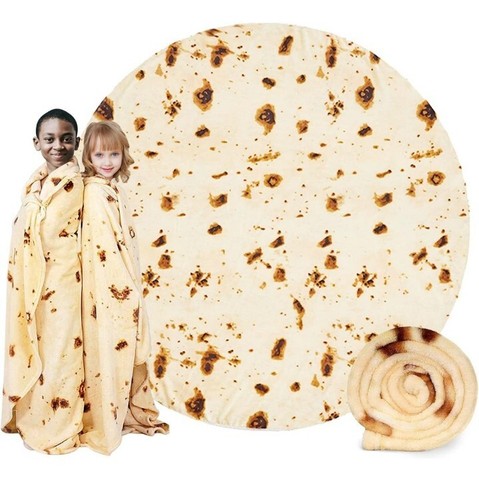 Tortilla blanket burrito wrap - blanket,
