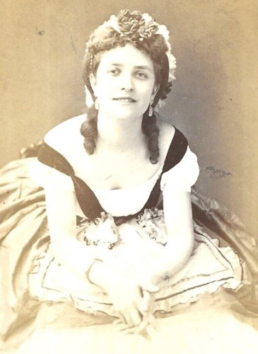 Victorian cdv photo ballerina - photo,