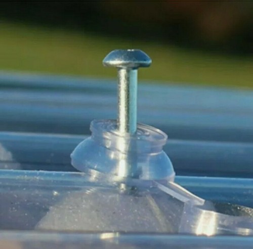 100 roofing screws clear - 3", &