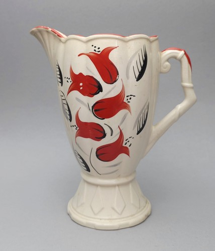 Art deco red tulip - deco,