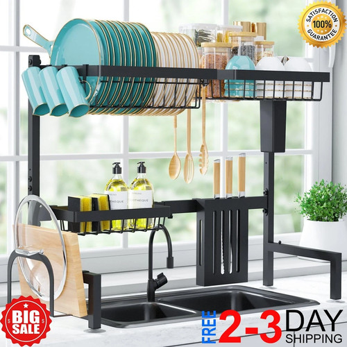 Dish drying rack large over - drying,
