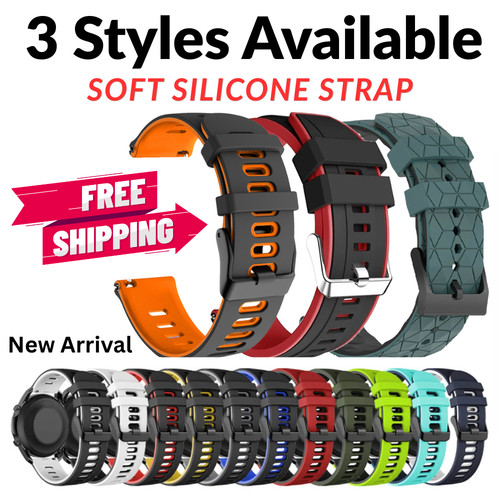 Silicone watch strap 20mm 22mm - strap,