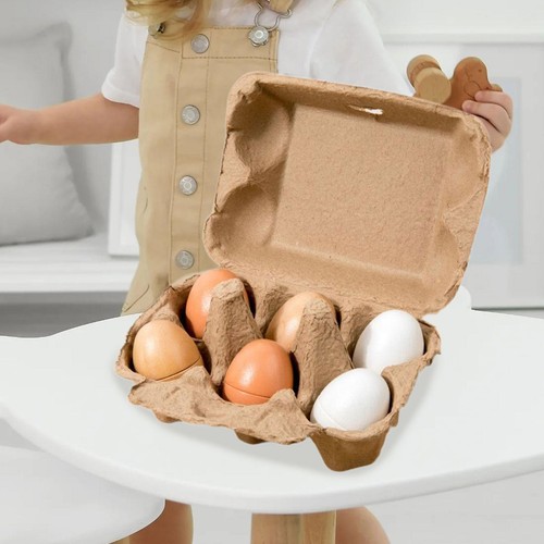 Wooden play eggs toy - eggs,