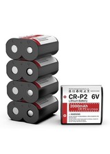 5-Pack CR-P2 Batteries, 6V