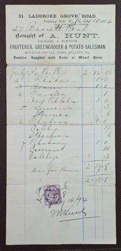 1894 hunt fruiterer - a.,