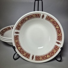 5x Royal Doulton Hotel Ware Steelite Marina bowls desert  bowl 6½"  16,5cm Red 