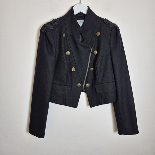 Monsoon size black wool - size, s