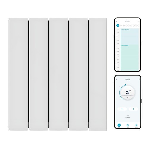 Ceramic electric radiator - radiator, wifi