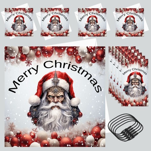 5pk gothic christmas cards - gothic,