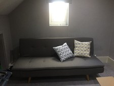 John Lewis Sofa Bed grey with