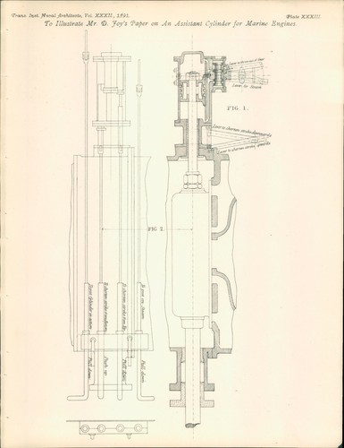 Antique architects print naval - antique,