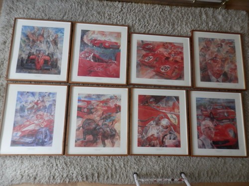 Complete set framed - set,