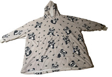 The Oodie Panda Design Large Pocket Hood Sherpa Lined  Size One Size Fits Most