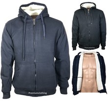 Mens Womens PLAIN Hooded FUR